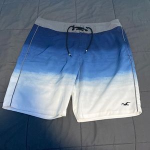 Blue Hollister Swim Trunks